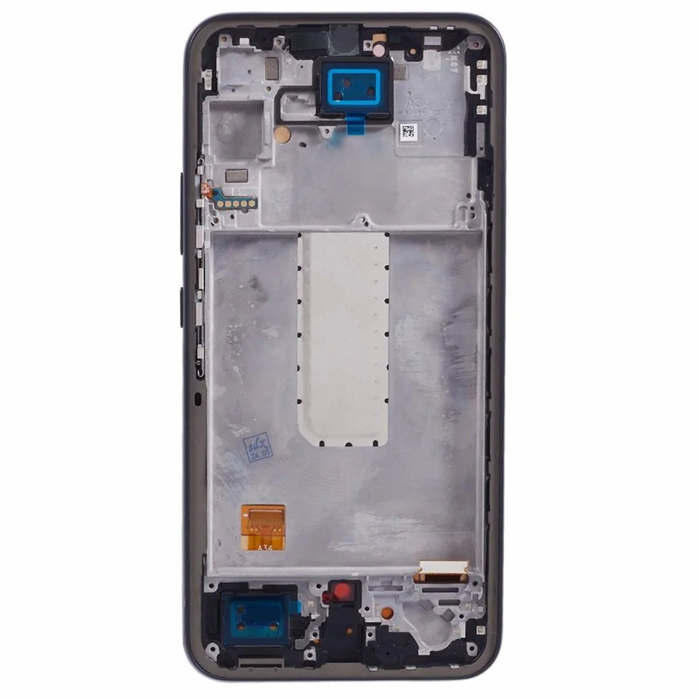 For Samsung Galaxy A34 5G A346 6.36 inch Grade C OLED Screen and Digitizer Assembly + Frame Replacement Part (Without Logo) - Black - 2