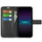 For Sony Xperia 1 VI Case Calf Texture Wallet PU Leather Flip Folio Phone Cover - Black - 2
