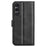 For Sony Xperia 1 VI Case Calf Texture Wallet PU Leather Flip Folio Phone Cover - Black - 6