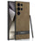 GKK For Samsung Galaxy S24 Ultra Matte Case with Kickstand Hard PC Slim Phone Cases   - Brown - 1