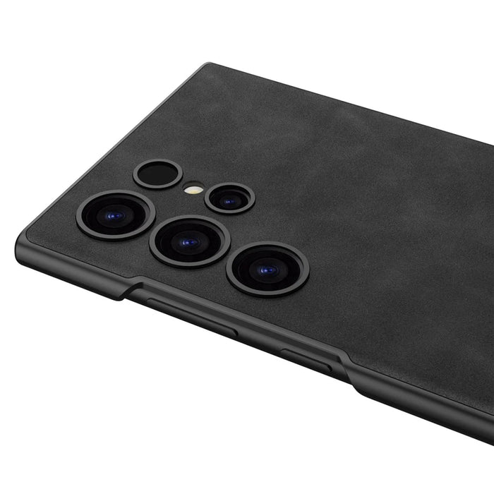 GKK For Samsung Galaxy S24 Ultra Matte Case with Kickstand Hard PC Slim Phone Cases   - Brown - 4