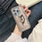 For iPhone 14 Pro Max TPU Cover Kickstand Phone Shell Electroplated Heart Shape Phone Case - Titanium Grey - 6