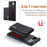 DG.MING M1 Series for Google Pixel 8a Case Kickstand Leather Back Phone Cover with Detachable Wallet - Black - 6