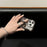 For iPhone 14 Pro Max Case PC Kickstand Electroplated TPU Clear Cover with Built-In Glitter Powder Paper - Silver - 4