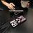 For iPhone 13 Pro Cell Phone Cases Electroplated PC Kickstand TPU Cover with Glitter Powder Paper - Silver - 2