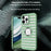 For iPhone 14 Pro Heat Dissipation Phone Case Hollow-Out PC Cover Compatible with Magsafe - Black - 7