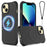 For iPhone 13 Case Compatible with Magsafe Ripple Texture Liquid Silicone Soft Phone Cover - Black - 1