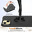 For iPhone 13 Case Compatible with Magsafe Ripple Texture Liquid Silicone Soft Phone Cover - Black - 7
