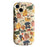For iPhone 14 Cover Lovely Circus Animals Liquid Silicone Anti-Scratch Phone Case - 1