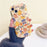 For iPhone 14 Cover Lovely Circus Animals Liquid Silicone Anti-Scratch Phone Case - 3