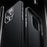 SULADA For iPhone 15 Pro Magnetic Case Metal Lens Frame Carbon Fiber Texture Leather Back Cover - Brown - 3