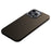 SULADA For iPhone 14 Pro Max Magnetic Case Carbon Fiber Texture PU+TPU Protective Phone Cover - Brown - 1