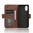 For Sony Xperia 10 VI Case PU Leather Flip Folio Phone Cover with Multiple Card Holders - Brown - 5