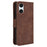 For Sony Xperia 10 VI Case PU Leather Flip Folio Phone Cover with Multiple Card Holders - Brown - 7