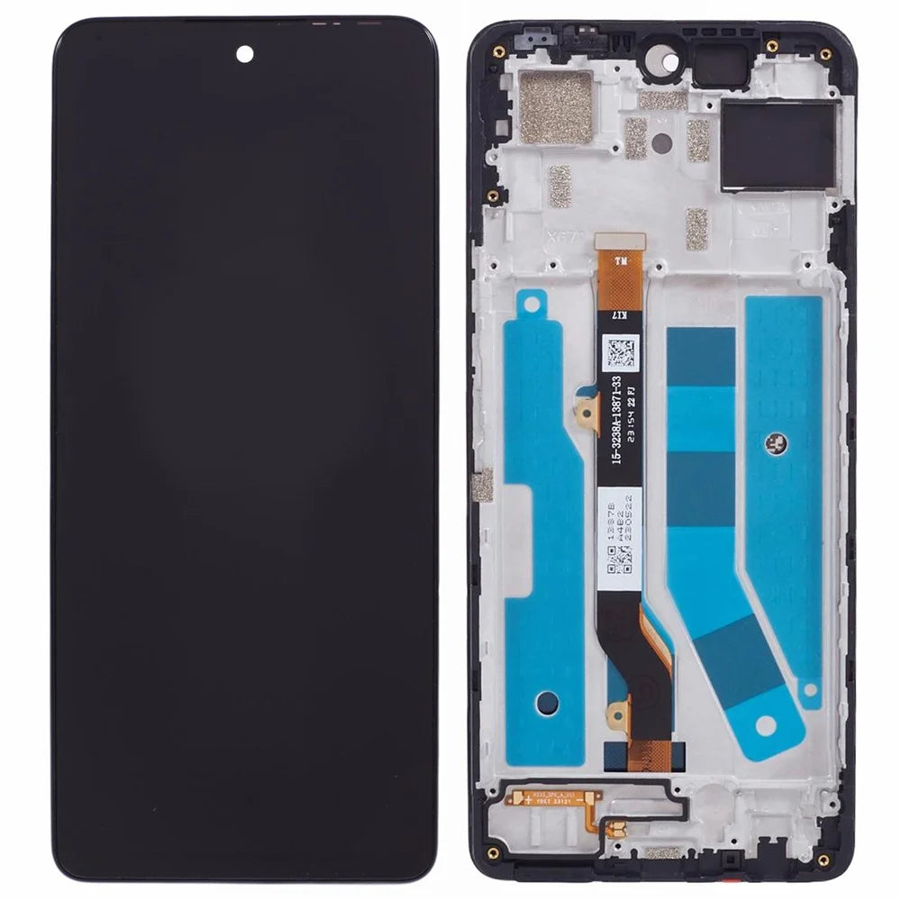 For Infinix Note 30 5G X6711 Grade C LCD Screen and Digitizer Assembly + Frame Parts (Without Logo) - 1