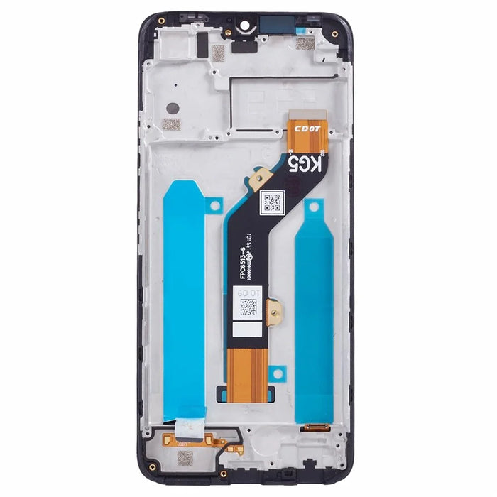 For Infinix Smart 6 X6511B X6511 X6511E Grade C LCD Screen and Digitizer Assembly + Frame Replacement Part (Without Logo) - 2