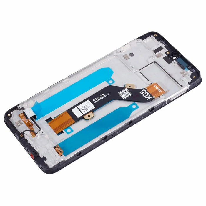 For Infinix Smart 6 X6511B X6511 X6511E Grade C LCD Screen and Digitizer Assembly + Frame Replacement Part (Without Logo) - 5