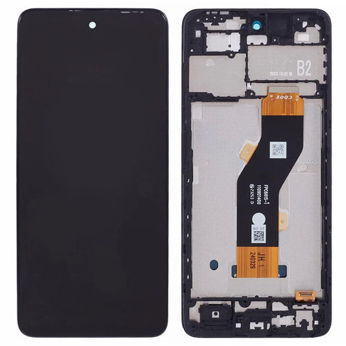 For TECNO Spark Go 2024 4G BG6 Grade C LCD Screen and Digitizer Assembly + Frame Replacement Part (Without Logo) - 1