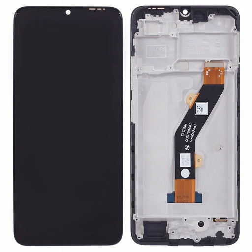For Infinix Smart 7 4G X6515 Grade C LCD Screen and Digitizer Assembly + Frame Replacement Part (Without Logo) - 1
