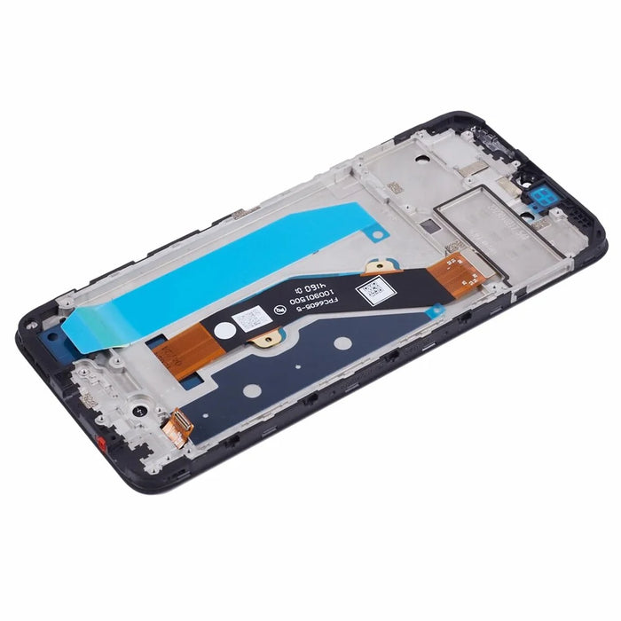 For TECNO Spark 10 4G KI5 Grade C LCD Screen and Digitizer Assembly + Frame Replacement Part (Without Logo) - 4