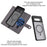 VILI GHB Series for Google Pixel 8 Magnetic Case Shockproof Leather Folio Flip Cover - Grey - 6