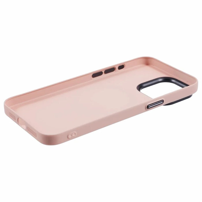 MMKK Series for iPhone 14 Pro Max Case Compatible with Magsafe Rubberized PC Phone Case - Pink - 5