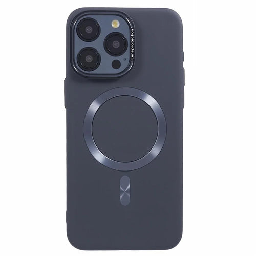 MMKK Series for iPhone 12 / 12 Pro Magnetic Case Rubberized Hard Plastic Defender Cover - Grey - 1