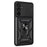 For Samsung Galaxy M55 5G / C55 5G / F55 5G Case Kickstand PC+TPU Phone Shell with Slide Camera Protective Cover - Black - 1
