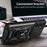 For Samsung Galaxy M55 5G / C55 5G / F55 5G Case Kickstand PC+TPU Phone Shell with Slide Camera Protective Cover - Black - 3
