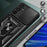 For Samsung Galaxy M55 5G / C55 5G / F55 5G Case Kickstand PC+TPU Phone Shell with Slide Camera Protective Cover - Black - 6