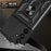 For Samsung Galaxy M55 5G / C55 5G / F55 5G Case Kickstand PC+TPU Phone Shell with Slide Camera Protective Cover - Black - 7