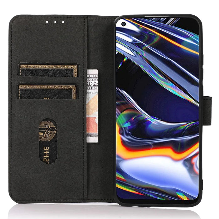 KHAZNEH For Sony Xperia 10 VI Phone Case Horizontal Stand Cover Leather Wallet Shell - Black - 2