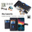 For OnePlus Nord CE4 5G Case Shock-Absorbent Leather Phone Cover with Zipper Wallet - Black - 5