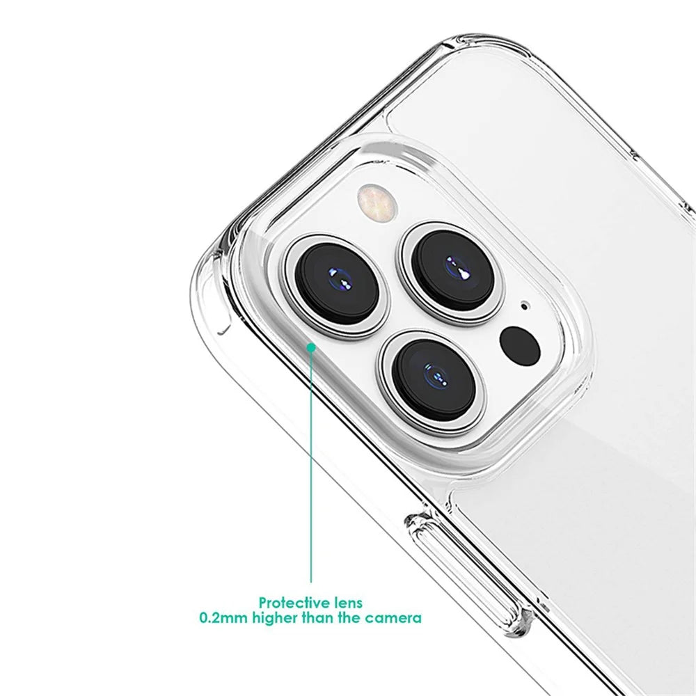 MOCOLO K08 for iPhone 15 Pro Case Shockproof PC + TPU Clear Phone Cover (MOQ: 100) - 3