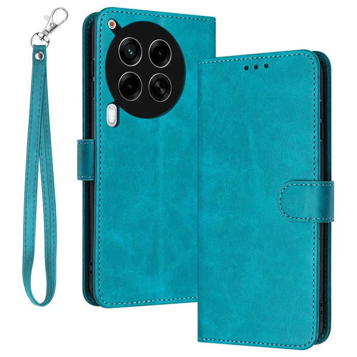 For TECNO Camon 30 4G / 5G Case Leather Stand Drop Protection Cell Phone Cover - Green - 1