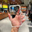 For iPhone 14 Pro Clear Case Shockproof TPU+TPE+PC Hybrid Phone Cover with Glitter Frame - 7