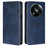 For itel RS4 4G   Mobile Phone Stand Case Calf Texture Leather Cover Cell Phone Accessory - Sapphire - 1