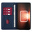 For itel RS4 4G   Mobile Phone Stand Case Calf Texture Leather Cover Cell Phone Accessory - Sapphire - 2