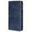 For itel RS4 4G   Mobile Phone Stand Case Calf Texture Leather Cover Cell Phone Accessory - Sapphire - 5