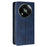 For itel RS4 4G   Mobile Phone Stand Case Calf Texture Leather Cover Cell Phone Accessory - Sapphire - 6