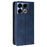 For Infinix Note 40 Stand Case Calf Texture Leather Cover Cell Phone Accessory   - Sapphire - 6