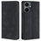 For itel P55+   Phone Case PU Leather Shockproof Cover - Black - 1