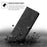 For itel P55+   Phone Case PU Leather Shockproof Cover - Black - 5