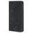 For itel P55+   Phone Case PU Leather Shockproof Cover - Black - 7