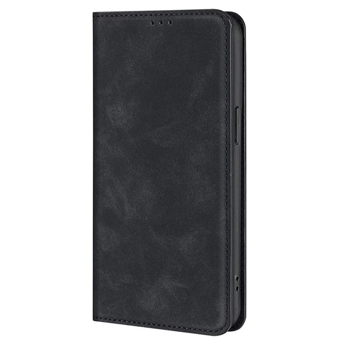 For itel P55+   Phone Case PU Leather Shockproof Cover - Black - 7
