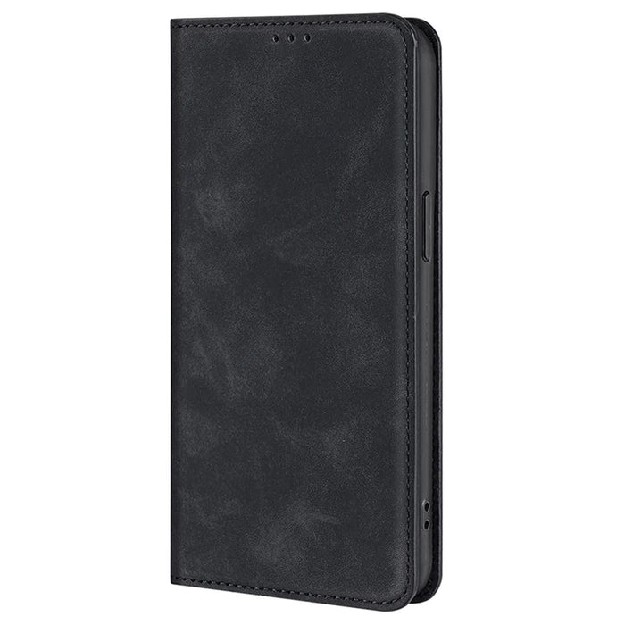 For Infinix Note 40 Case PU Leather Phone Card Slots Cover Skin-Touch Feeling - Black - 7