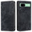For Google Pixel 8a Wallet Case RFID Blocking Stand Leather Phone Cover - Black - 1