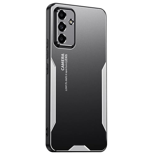 For Samsung Galaxy M55 5G / C55 5G / F55 5G Case Aluminum Alloy+PC+TPU Military Drop Protection Phone Cover - Silver - 1