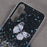 AW Series For Samsung Galaxy A35 5G Slim Case Butterfly Pattern TPU+PVC Phone Shell - Black - 6