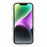 WT Series for iPhone 14 Case Anti-Slip Grip Wave Curly Frame Shape TPU+PC Phone Cover - White - 2